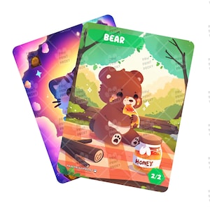 2/2 Bear v2 Token for MTG