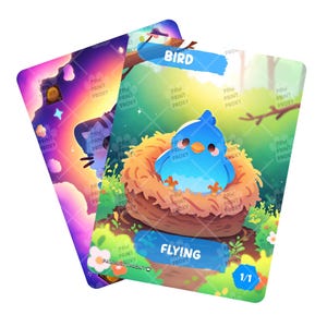 1/1 Bird Token for MTG