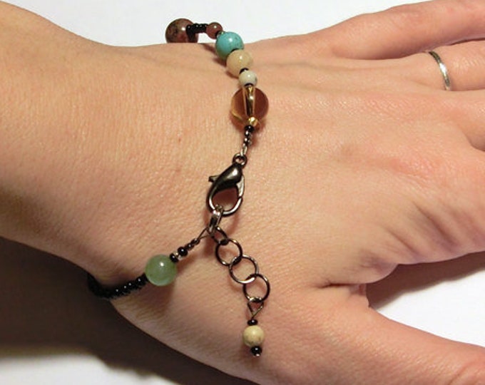 MiniVerse Bracelet, We Love Pluto Edition, Solar System Bracelet, Gemstone Planets, Science Jewelry, Distances of Space, by Chain of Being