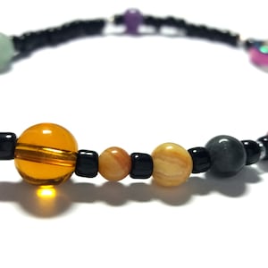 Jumbo MiniVerse Bracelet, Solar System Bracelet, Science Bracelet, MiniVerse, Mens Bracelet, Unisex, For Him, Science Gift, Chain of Being