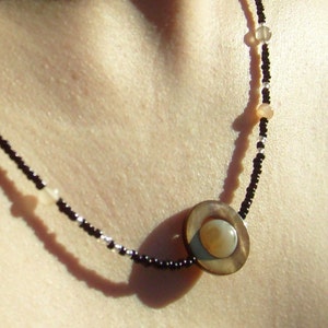 Collar de las Lunas de Saturno, Distancias Proporcionales, Joyería Científica, Collar Llamativo, Sistema Solar, Planeta, Abalorios, de Chain of Being