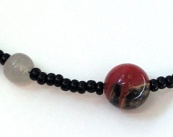 Moons of Mars Necklace - Proportional Distances - Planet Necklace