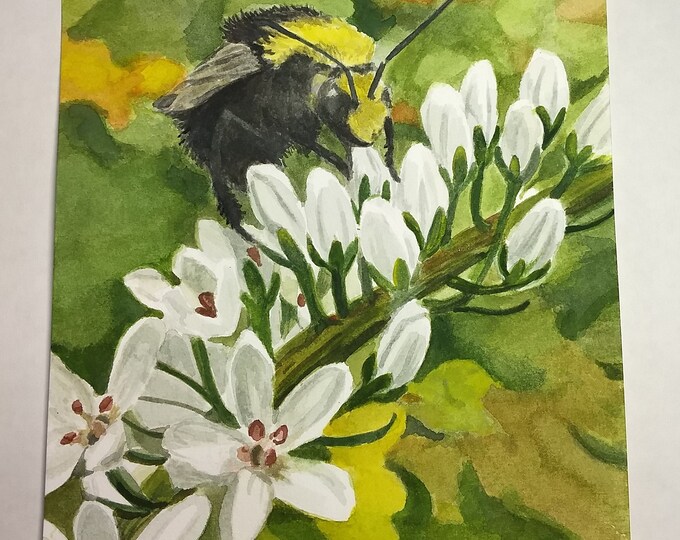 Bumblebee watercolor