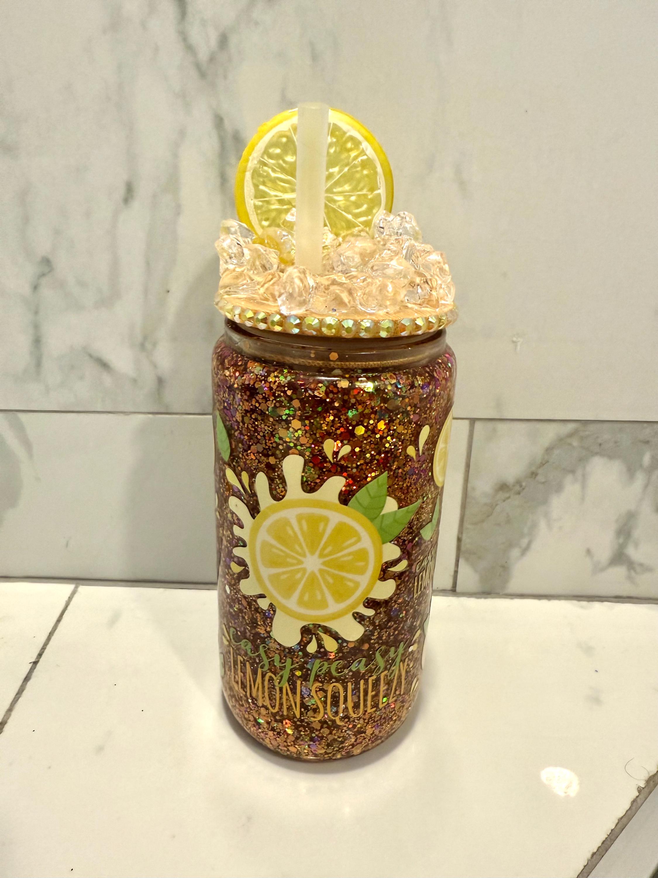 Lemon snow globe Tumbler
