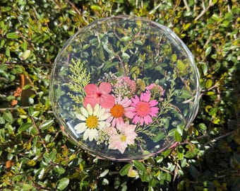 Resin Flower Coasters