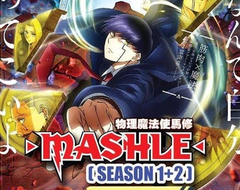 Anime DVD Mashle Season 1+2 Vol. 1-24 End English Dubbed