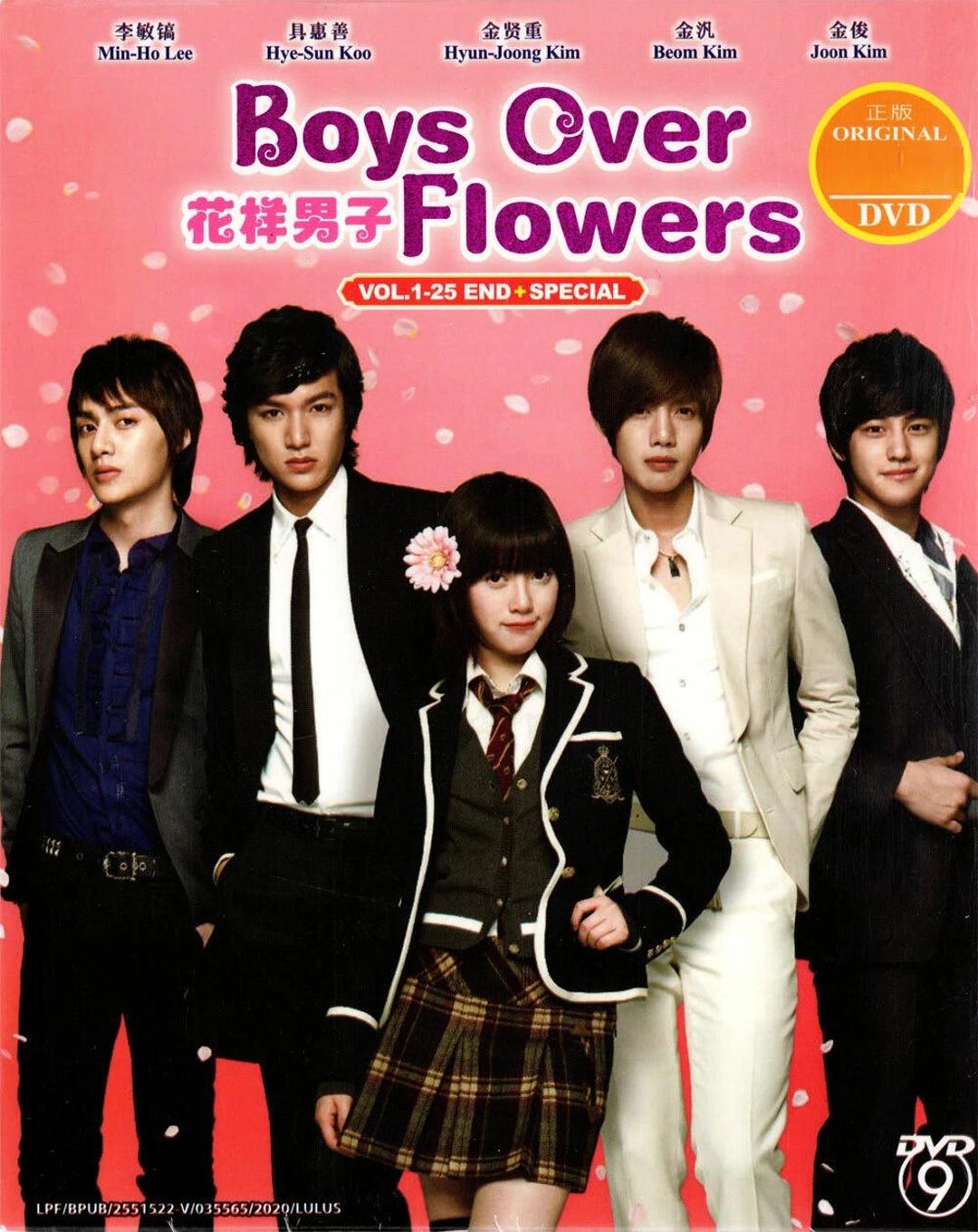 Korean Drama DVD Boys Over Flowers Complete TV Series Volume 1-25