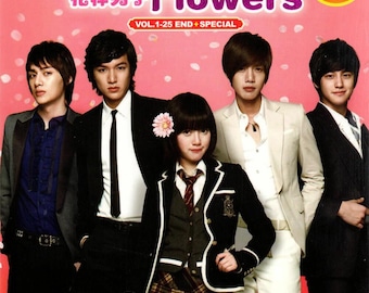 Korean Drama DVD Boys Over Flowers Complete TV Series Volume 1-25 End + Special Complete Series Box Set English Subtitle & All Region