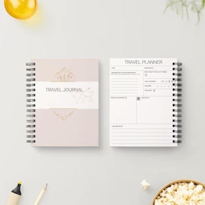 Printable Travel Journal - PDF Download for Adventures, Trip Planning & Memory Keeping
