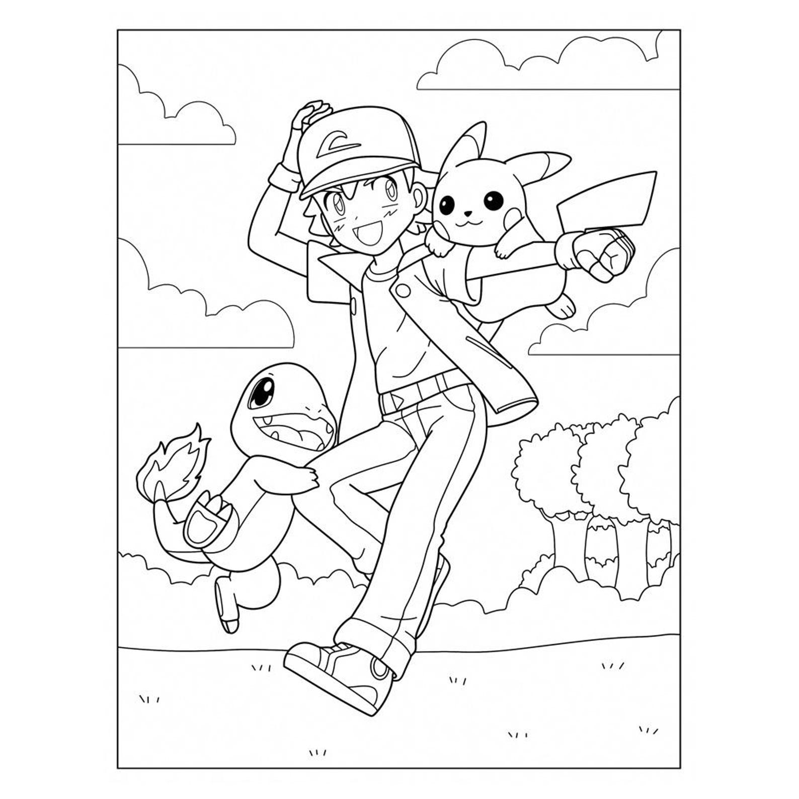 50+ Pokemon Coloring Pages, Printable Digital Download, Fun Relaxing ...