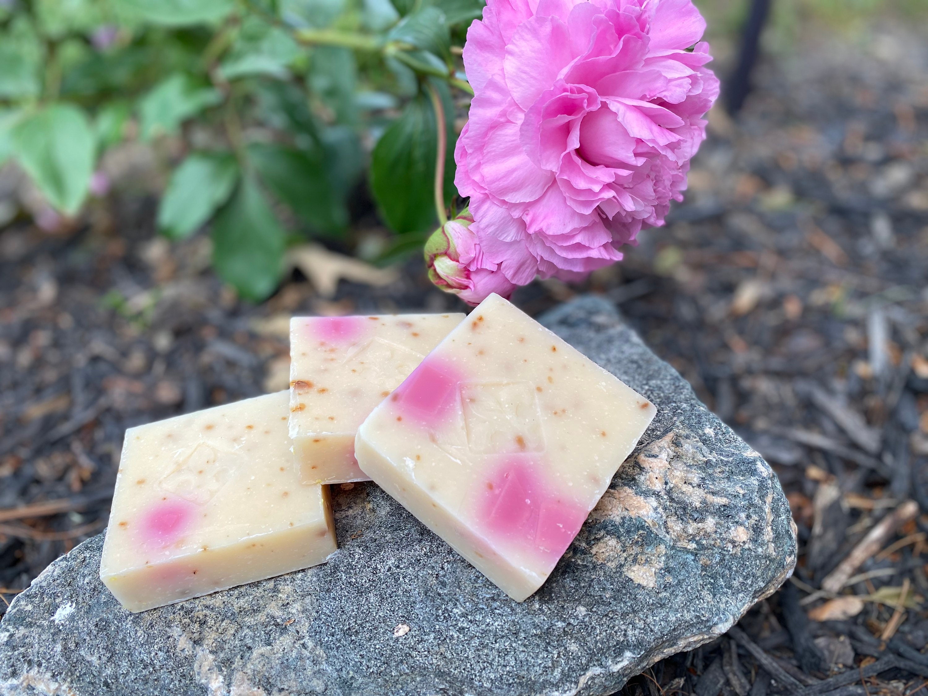 Floral soap.Shea Butter Soap wild flowers flower petal soap. Etsy