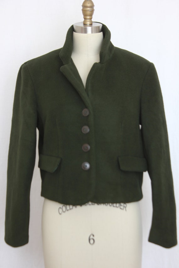 Express blazer in dense forest green - image 2