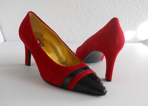 anne klein red shoes