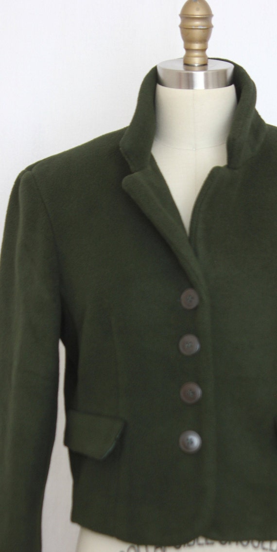 Express blazer in dense forest green - image 10