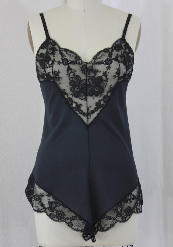 Vintage Emilio Pucci  1970's Nylon and lace teddy - image 2