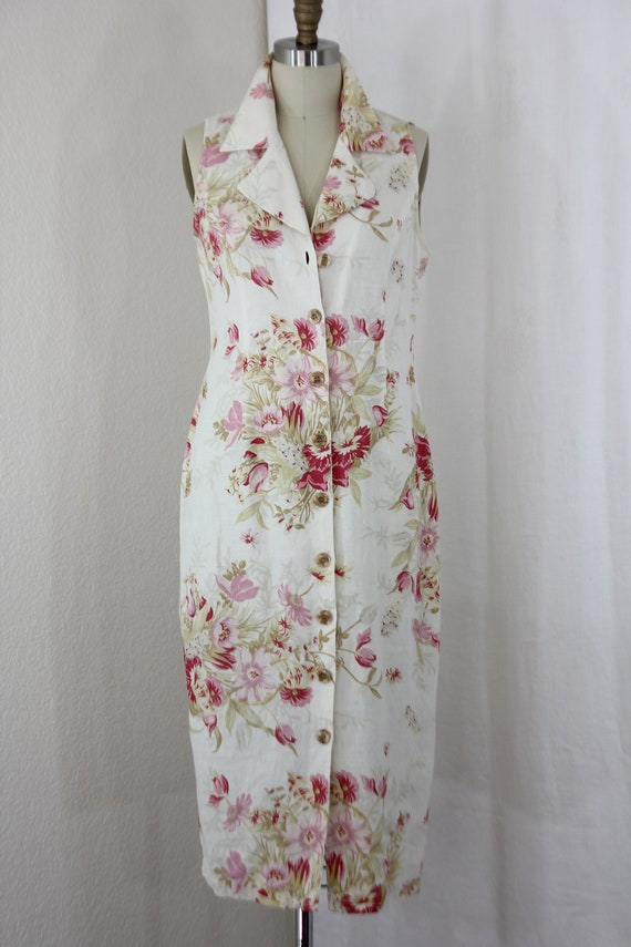 Gorgeous  Vintage Dress  Flower designs - image 7