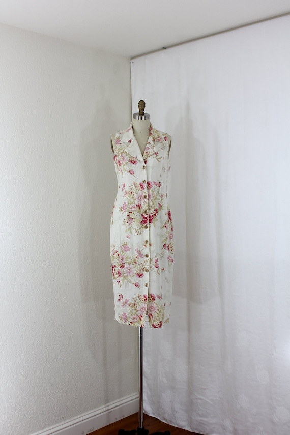 Gorgeous  Vintage Dress  Flower designs - image 1