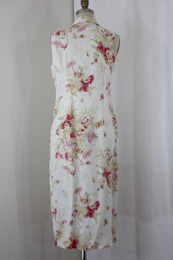 Gorgeous  Vintage Dress  Flower designs - image 5