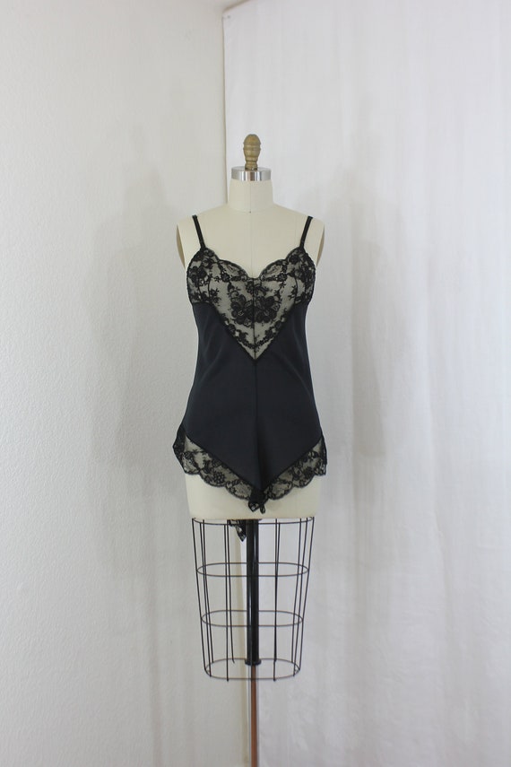 Vintage Emilio Pucci  1970's Nylon and lace teddy - image 1