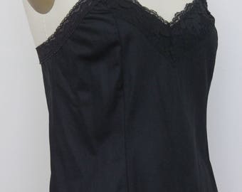 Vintage Camisole by Deena in Black 1980s