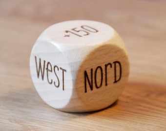 Holzwürfel zum selbst gestalten. 6 personalisierbare Seiten. Partyspiel Trinkspiel Geschenk Gebetswürfel, Weihnachtsgeschenk, Geschenke