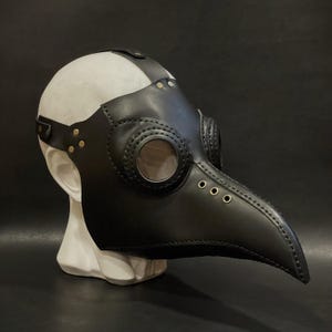 Pestdoktor Maske - Brillen Freundliche Maske - Pestdoktor Kostüm - Leder Pestdoktor Maske - Cosplay Maskerade Steampunk Maske