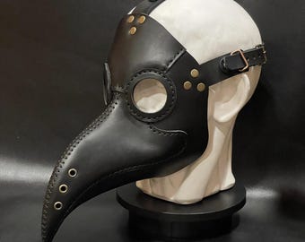Máscara de Doctor de la Peste - Disfraz de Doctor de la Peste - Máscara de Doctor de la Peste de Cuero - Máscara Steampunk de Mascarada para Cosplay - Máscara de la Peste de Halloween - Dr.