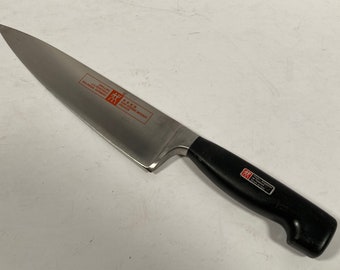 RARE - Vintage Zwilling JA Henckels Solingen Germany HOFFRITZ 31071 8" Chef Butcher Stainless Kitchen Knife