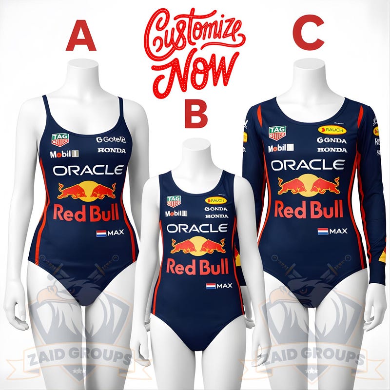 Red bull body suit women - Etsy.de