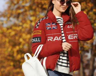 Formula 1 RACER Fan Jacket - Kids and Adults Jacket- F1 Fans - Birthday Gift - Add your Name, Number Flag etc. Free Customization Available