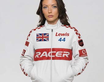 Formula 1 RACER Fan Jacket - Kids and Adults Jacket- F1 Fans - Birthday Gift - Add your Name, Number Flag etc. Free Customization Available