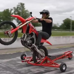 DIY Wheelie Machine Plans – Motorcycle & Dirt Bike Wheelie Trainer | Spyder Stunt Practice Stand | PDF Build Guide – Low-Cost Build