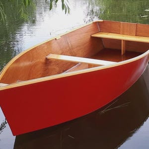 DIY Boat Building Plans – 10ft Plywood Dinghy | Row, Sail & Motor Wooden Boat | Digital PDF Download