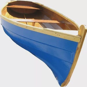 12ft Wooden Dinghy Boat Plans | DIY Plywood Rowing & Sailing Dinghy | Build Your Own Boat – Digital PDF Blueprints