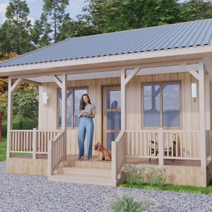 Bauen Sie Ihr eigenes kleines Haus oder Hütte mit diesem professionellen Schuppen-Plan