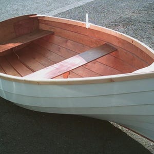 DIY Boat Building Plans – ROMNEY 2.2m Plywood Sailing & Rowing Dinghy | Wooden Boat Full Size Patterns | Digital PDF Download