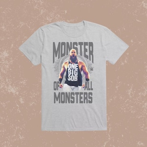 WWEE Braun Strowman Monster Of All Monsters T-Shirt – Vintage Graphic Boxing Tee, 90s Style Champion Shirt, Fan Merchandise Gift Idea