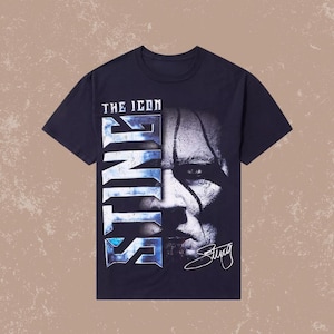 Bootleg All Elite Wrestling The Icon Sting T-Shirt – Vintage Graphic Boxing Tee, 90s Style Champion Shirt, Fan Merchandise Gift Idea