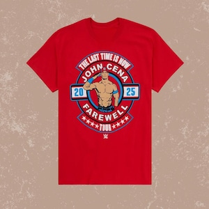 WWWE John Cena Last Time Is Now T-Shirt – Vintage Graphic Boxing Tee, 90s Style Champion Shirt, Fan Merchandise Gift Idea