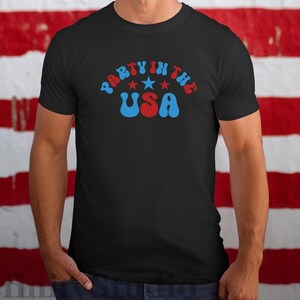 Retro Party in the USA Shirt, 4th of July Graphic Tee, Patriotic American Flag Top, Independence Day T-Shirt, Vintage USA Sweatshirt