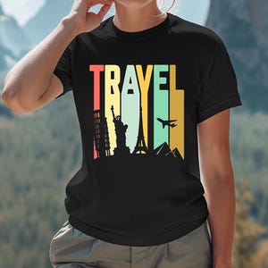 Traveler Gift, Travel Shirt, Vacation Shirt, Travel Lover, World Map Shirt, Airplane Mode Shirt, Exchange Student, Wanderlust, Adventure Tee