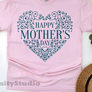 Happy Mother’s Day T-Shirt, Best Mom Ever Tee, Cute Mom Gift Shirt, Mother’s Day Gift for Her, Mom Heart Graphic Tee, Gift from Kids