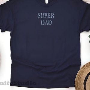 T-shirt Super Dad, grappig T-shirt vader, cadeau vader superheld, Vaderdagshirt voor hem, T-shirt opa, cadeau voor vader, T-shirt held vader