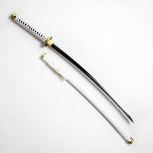 Eendelige Zoro Wado Ichimonji katana (handgesmeed, scherp staal)