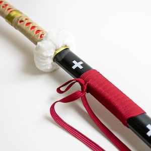 Trafalgar Law Kikoku-katana uit één stuk (handgesmeed, scherp staal)