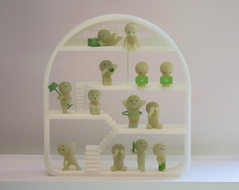 Glow in the Dark ! Large Smiski House Display Case: 31cm x 34cm