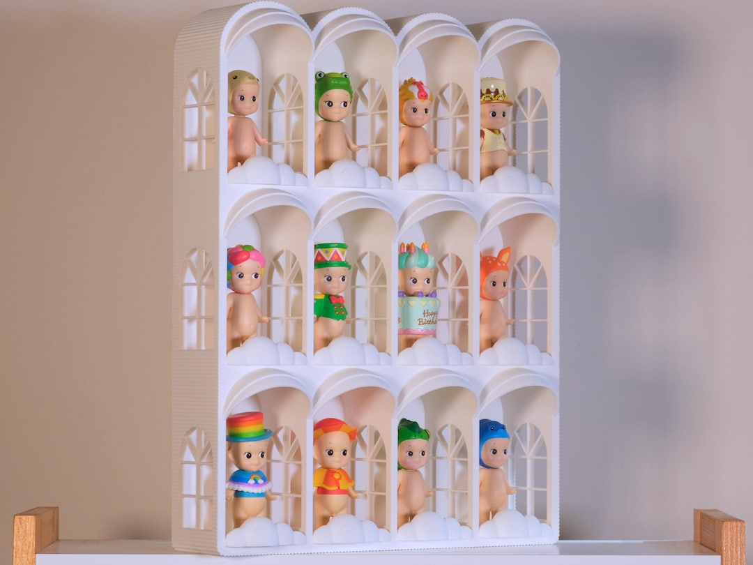 Sonny Angel ミニフィギュア アクリルケース付 14体セット GIANT Sonny Angel Hotel Display Case House for 12 Figures - Etsy