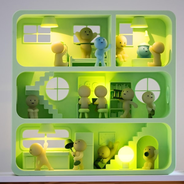 Vitrina gigante para Smiski House - Capacidad para más de 20 Smiskis