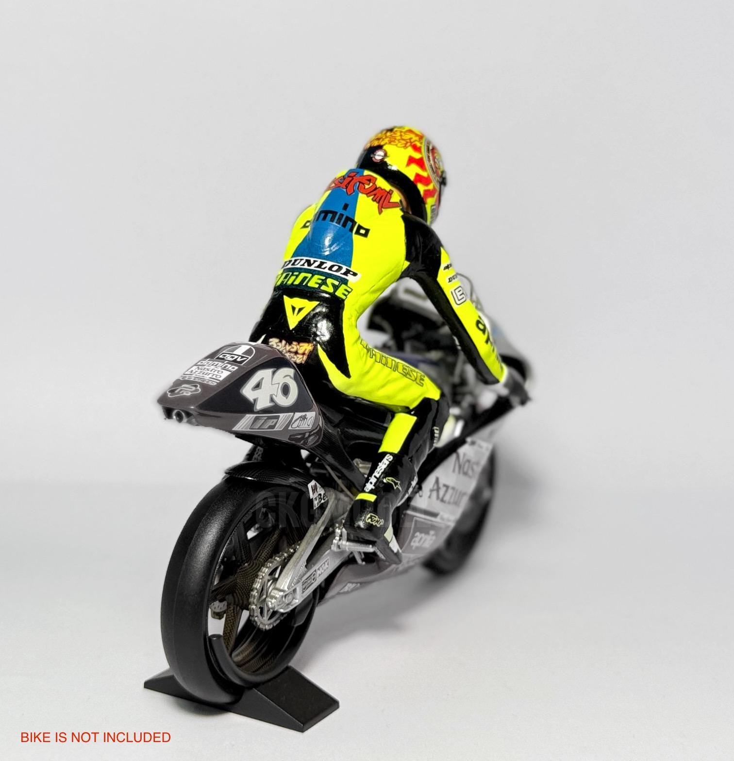 1/12 バレンティノロッシ　フィギュア　Moto GP カスタム 1/12 Scale Motogp Rider Figurine Valentino Rossi Riding 1996 - Etsy