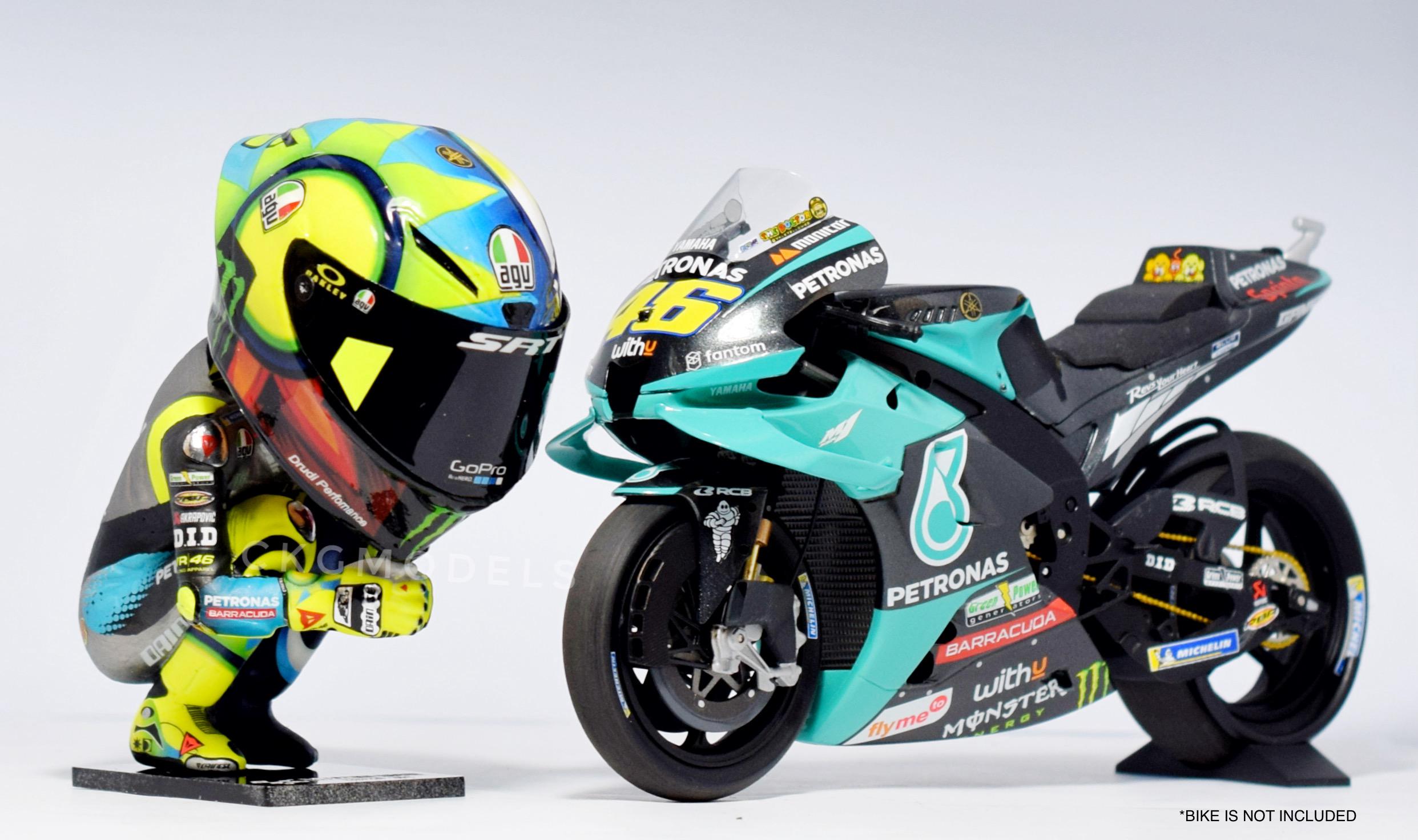 1/12 バレンティノロッシ　フィギュア　Moto GP カスタム ミニチャンプス 312213246 1/12 バレンティーノ・ロッシ モトGP 2021